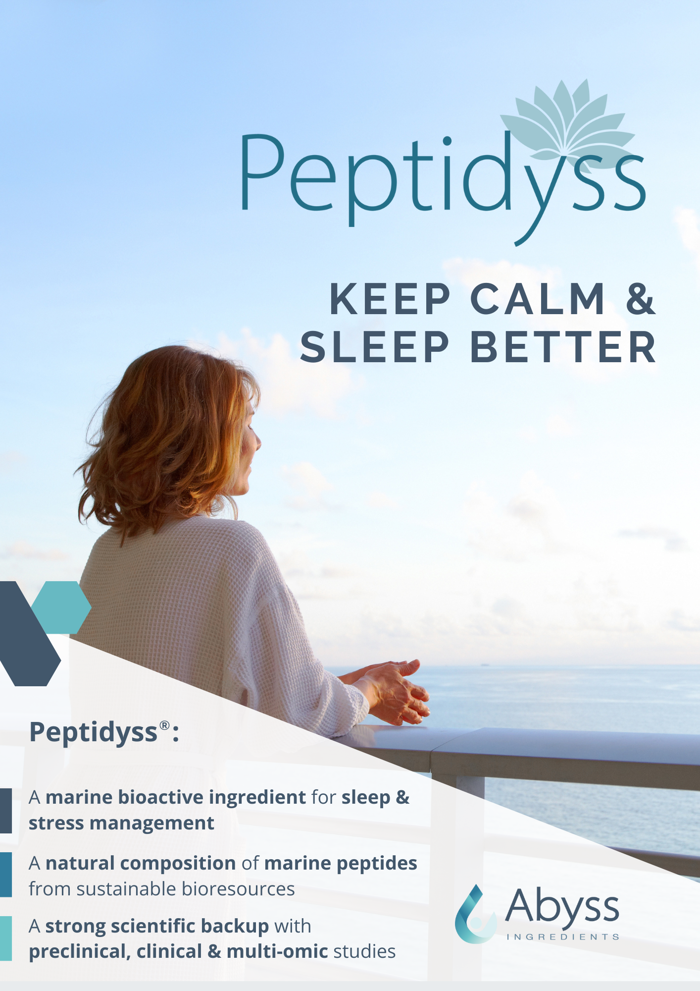 Peptidyss, marine peptides for Sleep & Stress Management